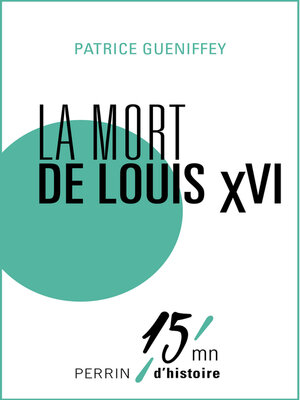cover image of La mort de Louis XVI